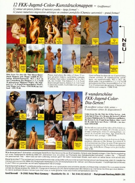 Allemand rétro magazine sur la pratique du nudisme photo  – Sonnen freunde [FKK bilder] [Naturisme France]