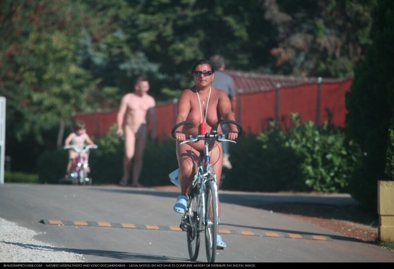 Naturists Road Biking pics - They value simplicity and naturalness, and encourage people not to feel self-conscious about being naked
