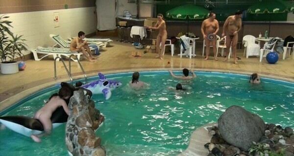 Indoor Dolphin Ride Full HD video - People who participate in nude recreation seek psychological comfort