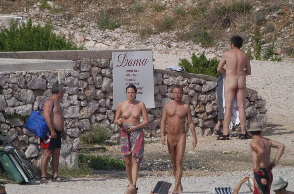 Baska Rock-Wall Path pics - Core values of nudist clubs