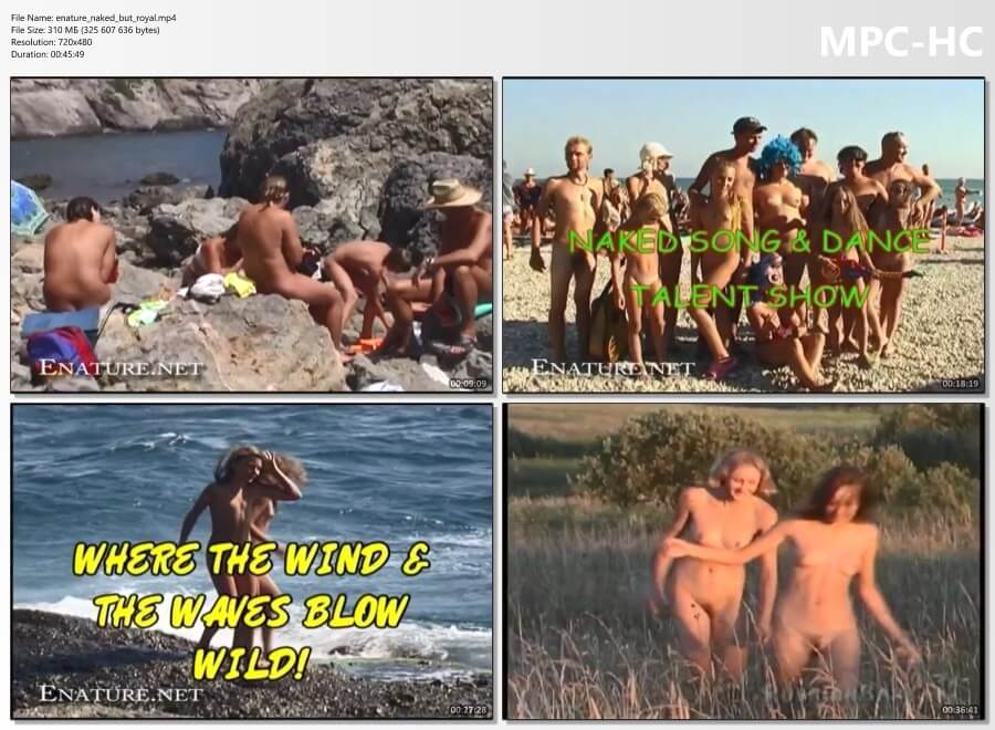 Enature - Naked royal vacation at sea - A naked person is asexual among nudists