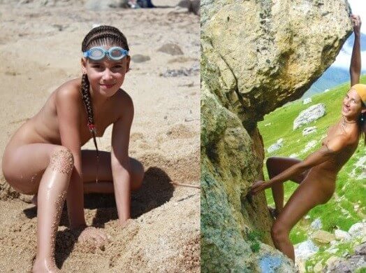 College Walk photos - Living in harmony with nature as the primary goal of the naturist lifestyle