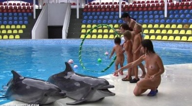 Dolphin Day Delights 1 - The equality of naked human bodies helps us accept ourselves and others