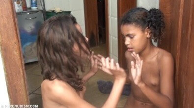 Fun Tropical Activity 1 Full HD video - People practice nudism to achieve harmony with nature