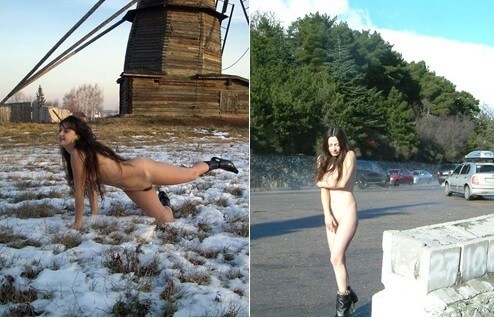 Beautiful Suntan Stretches-Winter Sport pics - Naturism and society