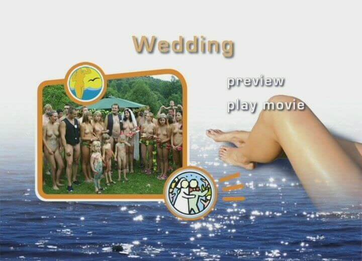 A wedding in a nudist collective - Naturism promotes openness toward the body