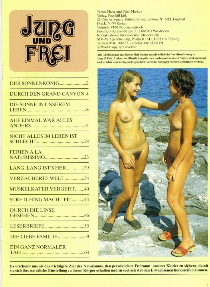 Jung und Frei Nr 76 - Nudism promotes respect for the environment
