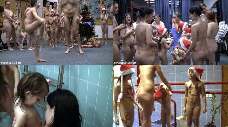 Christmas day Full HD video - Freedom is an integral part of naturism
