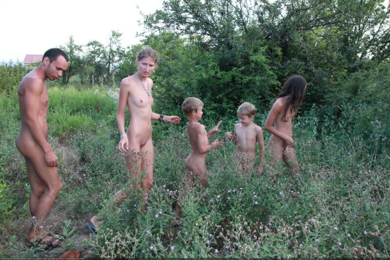 A quaint village home town photos - Watching naked nudists