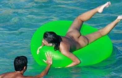 Hot Day Beach Walkers gallery - The lifestyle of naturist advocates and their community