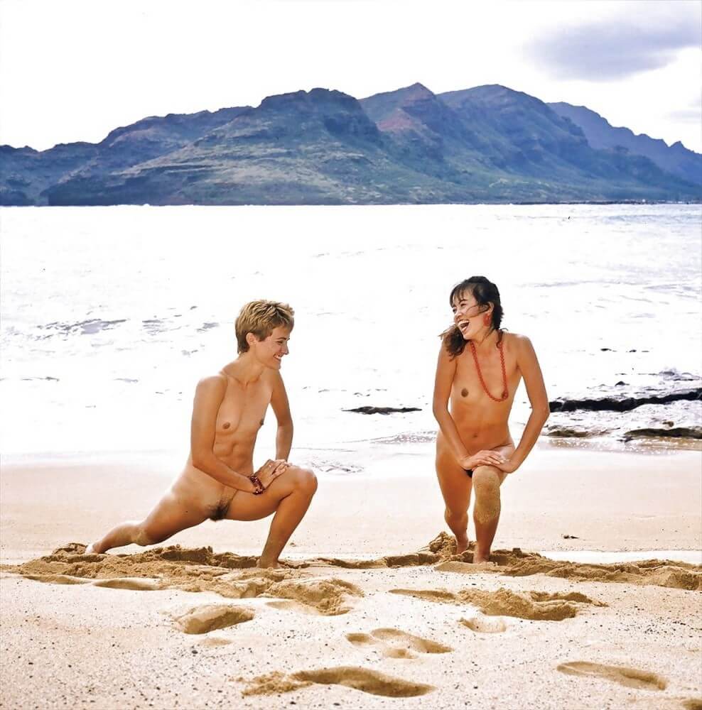 Retro naturism photos - Nudists strive for inner harmony and peace of mind