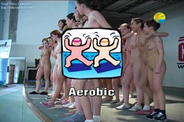Naturist Freedom: Aerobic - Nudism helps overcome complexes and fears