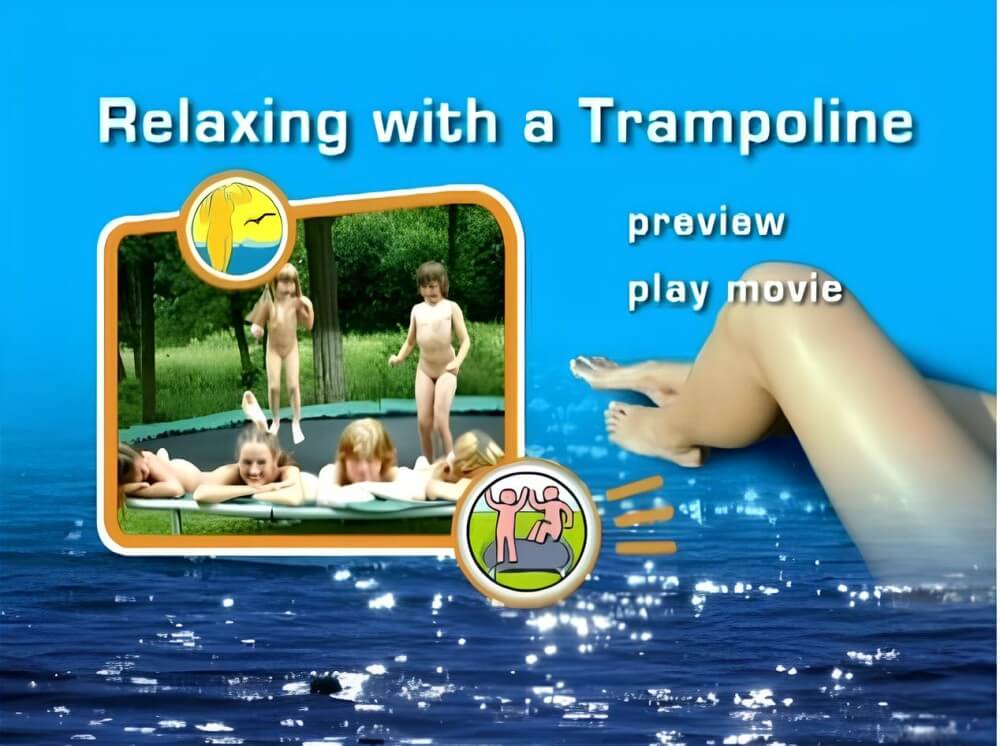 Naturist Freedom: Relaxing with a trampoline DVD - Social Nudism Around the World