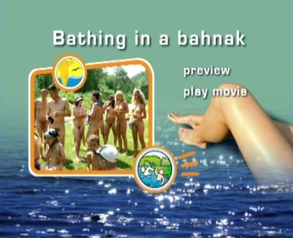 Naturist Freedom: Bathing in a Bahnak - Advocates of naturism and nudism live in harmony with nature