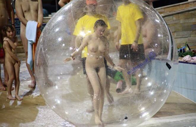 Holiday in the pool photos - The idea of self-acceptance and self-respect is important among naturists