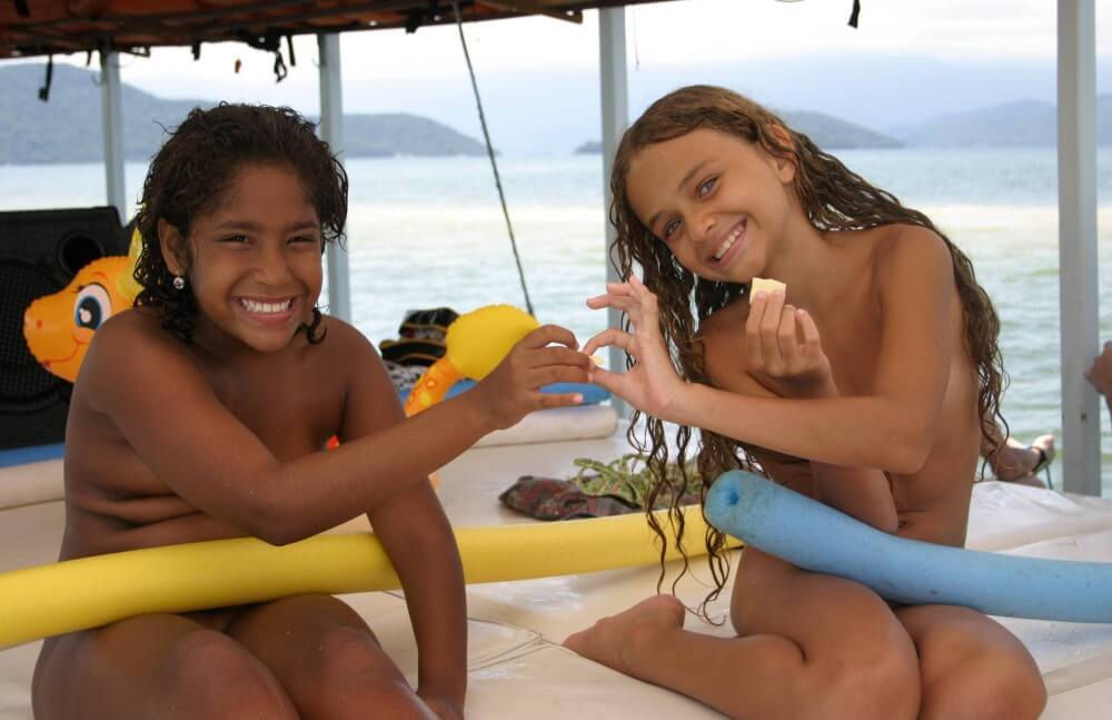 Brazilian Boating Girlfriend pics - Private nudist club