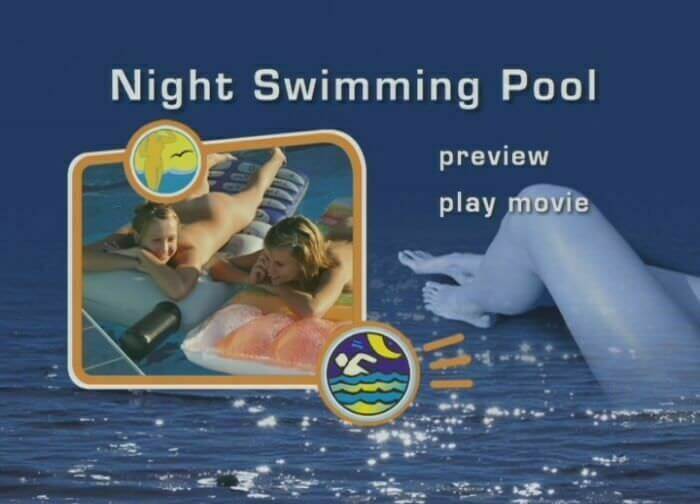 Naturist Freedom: Night swimming pool - Naturists live freely and naturally