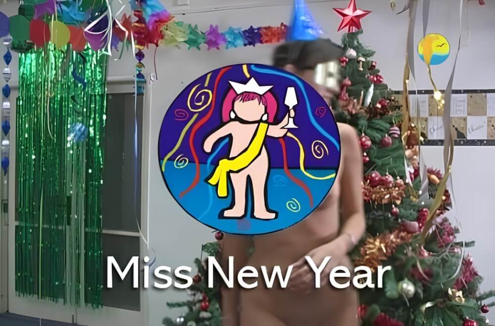 Naturist Freedom: Miss New Year - The first step toward home nudism