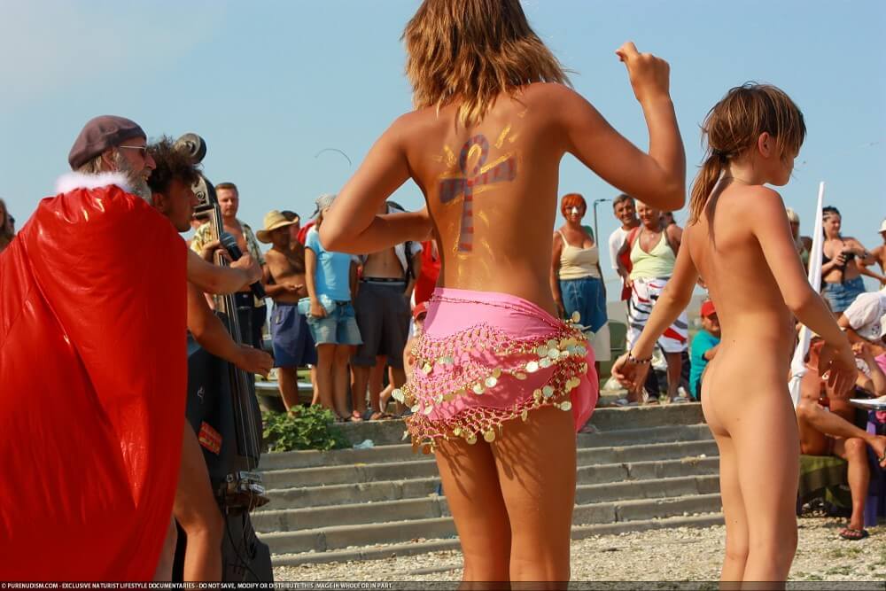 Colorful Carnival Dancing photos - Nudity as a natural aspect of human life