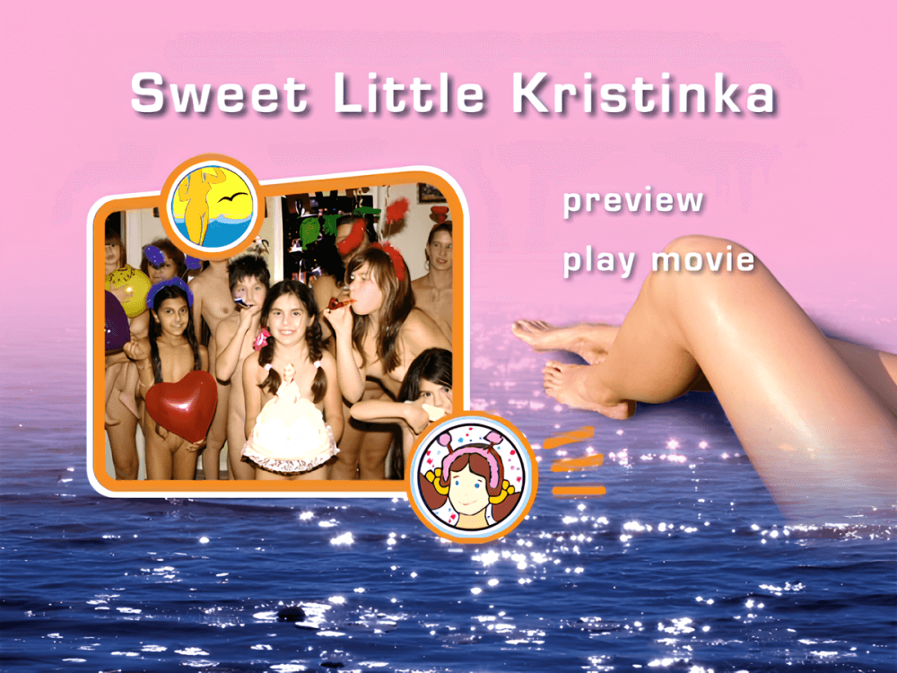Naturist Freedom: Sweet Little Kristinka  DVD - Nudism helps us accept ourselves and others